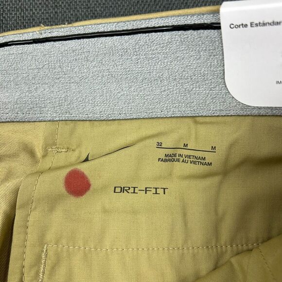 Nike Golf Pants Mens Size 32x35 Medium Tan Dri-FIT UV Standard Fit Chino NWT - Picture 5 of 16